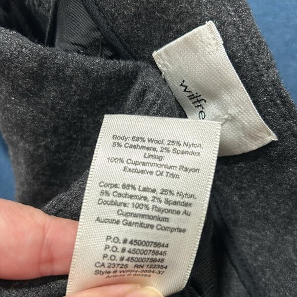 wilfred wool cashmere blend high rise pants womens size 6 - Picture 10 of 11